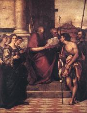 Crisostomo del  Piombo Sacra conversazione, ca 1511, chiesa di San Crisostomo, Venezia